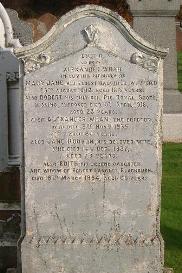Robert Whan on Girthon gravestone.
